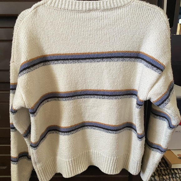 Beige Striped Sweater - Picture 5 of 5